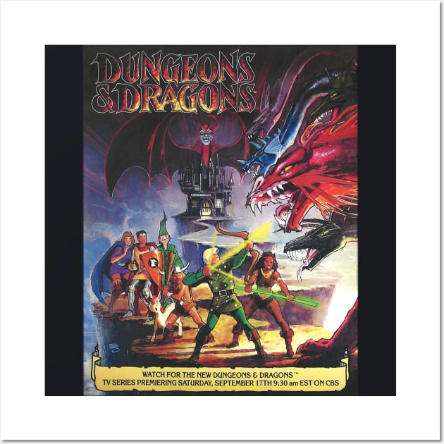 Dungeons and Dragons Wall Art by The Basement Podcast